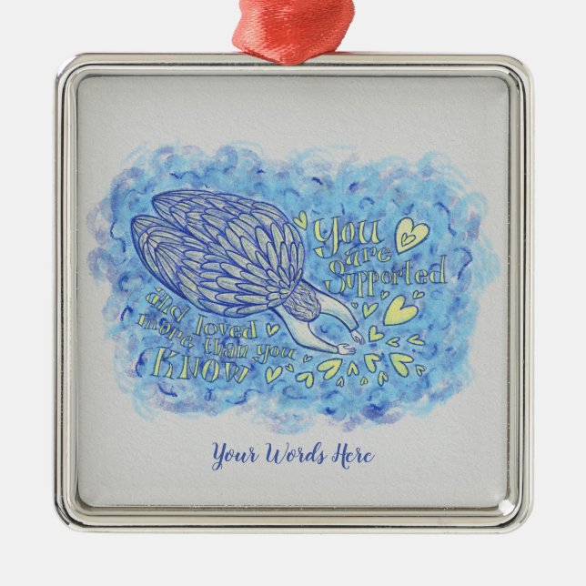 Archangel Michael Custom Holiday Gift Ornaments (Front)