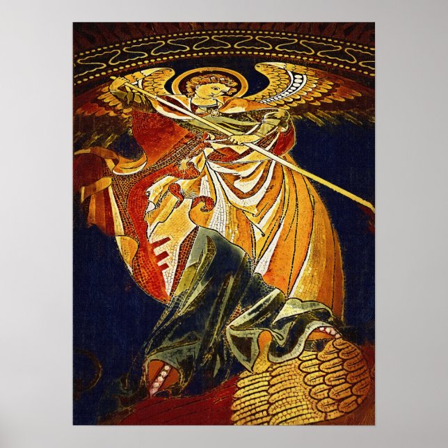 Archangel Michael Gothic, Kaiser Wilhelm Church Poster (Front)