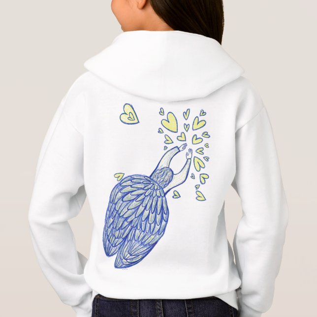 Archangel Michael Love & Support Custom Hoodie (Back)