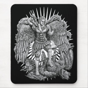 Archangel Michael Mouse Mat