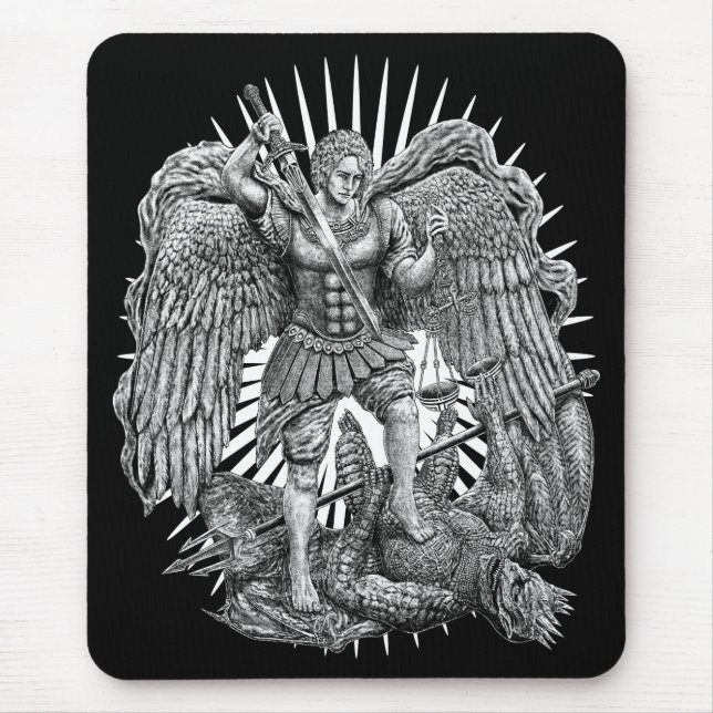 Archangel Michael Mouse Mat (Front)