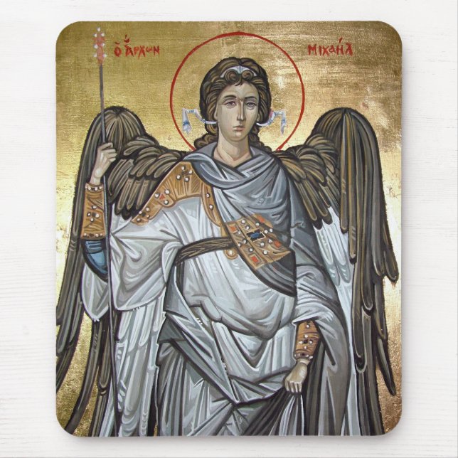 Archangel Michael Mouse Mat (Front)