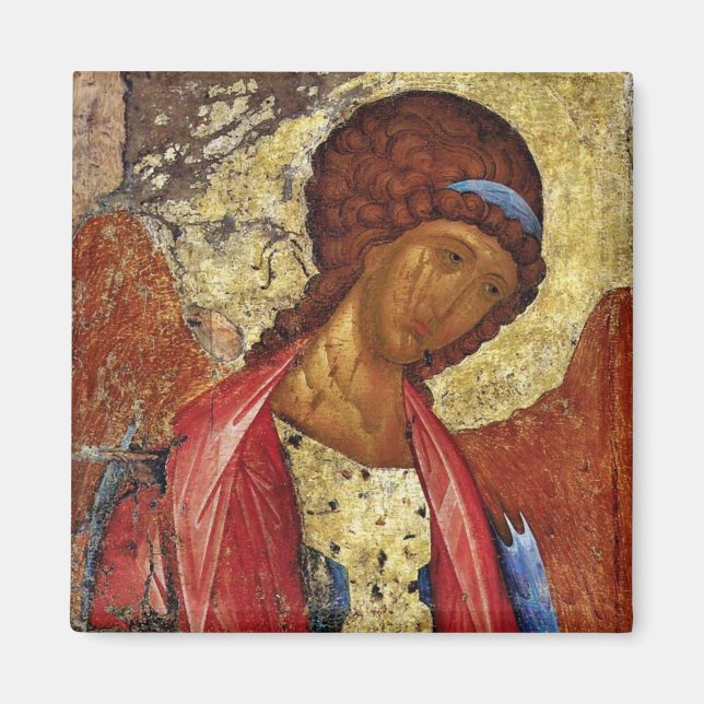 Archangel Michael Orthodox Christian Icon Magnet (Front)