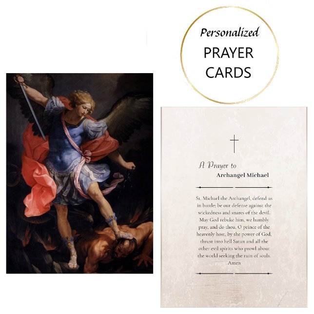 Archangel Michael Roman Catholic Prayer Card       (Creator Uploaded)