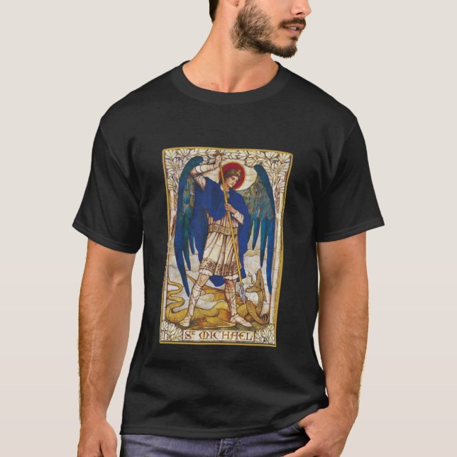 Archangel Michael Saint T-Shirt (Front)