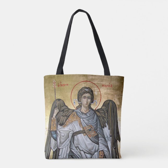 Archangel Michael Tote Bag (Back)