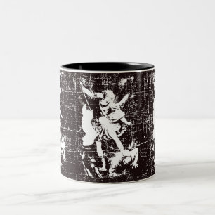 Archangel Michael Two-Tone Coffee Mug