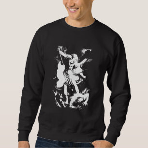 Archangel Michael Two-Tone  Sweatshirt