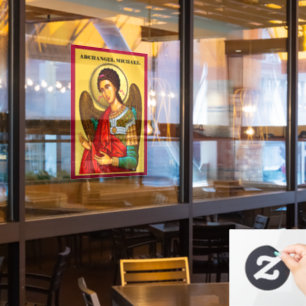 Archangel Michael Window Cling