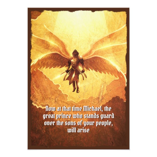 Archangel Michael with six wings Photo Print (Front)