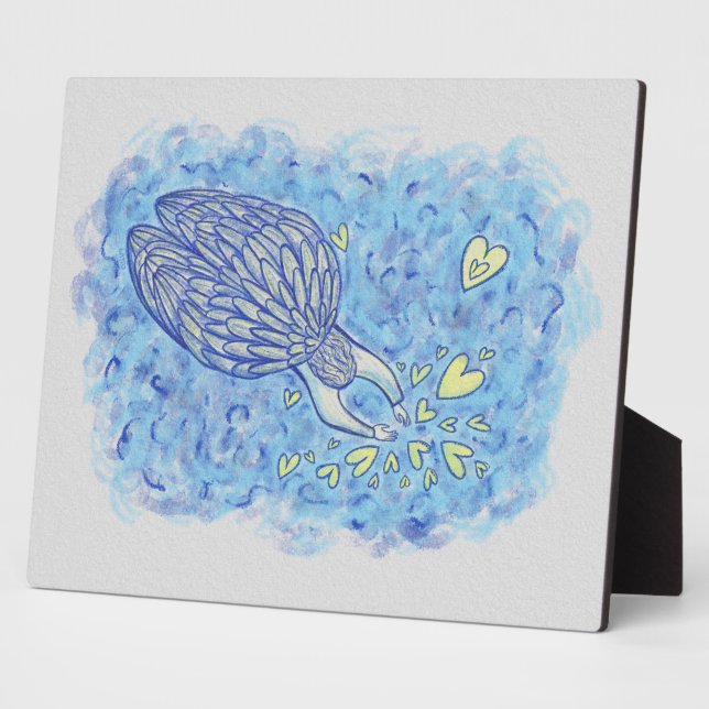 Archangel Michael's Support and Love Art Plaque (Side)