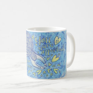 Archangel Michael's Support Art Custom Coffee Cup