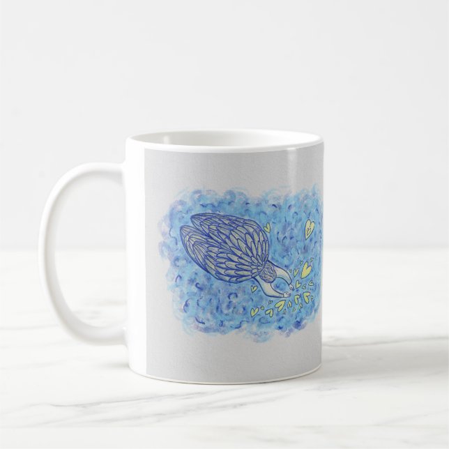 Archangel Michael's Support Art Custom Coffee Mugs (Left)
