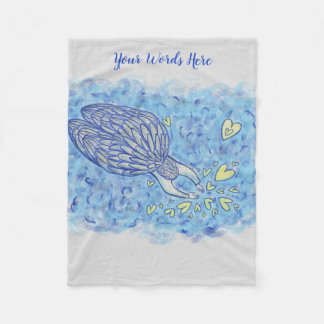 Archangel Michael's Support Custom Fleece Blankets