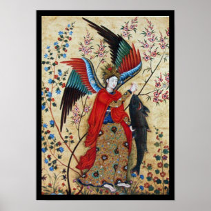 ARCHANGEL RAPHAEL AND THE FISH POSTER