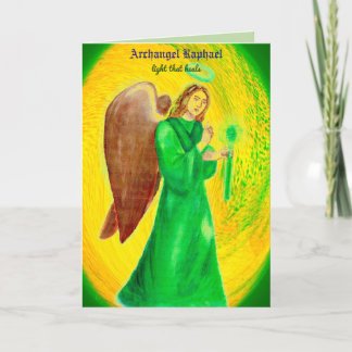 Archangel Raphael Greeting Card