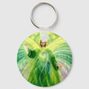 Archangel Raphael Healing Light Key Ring