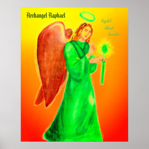 Archangel Raphael Poster 24"x24"