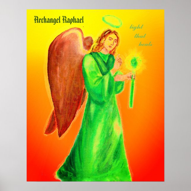 Archangel Raphael Poster 24"x24" (Front)