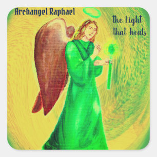 Archangel Raphael Stickers : The Light that Heals