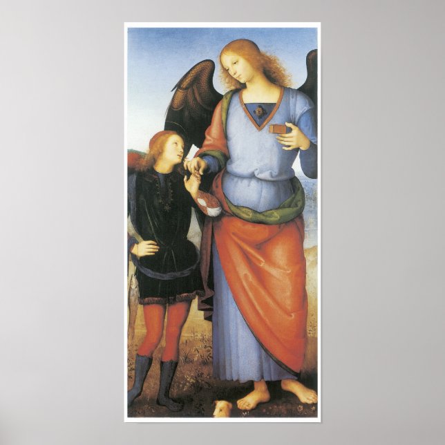Archangel Raphael with Tobias, c. 1496-1500 Poster (Front)