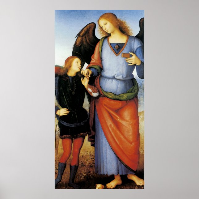 Archangel Raphael with Tobias Poster (Front)