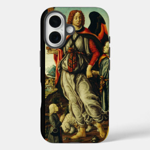 Archangel Raphael with young man Tobias iPhone 16 Case