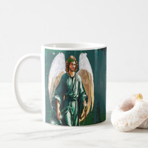 Archangel Saint Raphael Full Image Healing Angel Coffee Mug