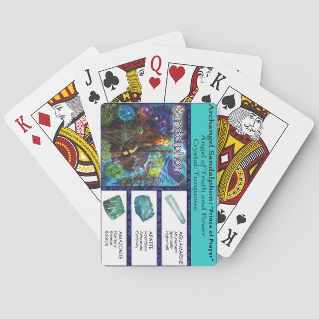 Archangel Sandalphon Playing Cards (Back)
