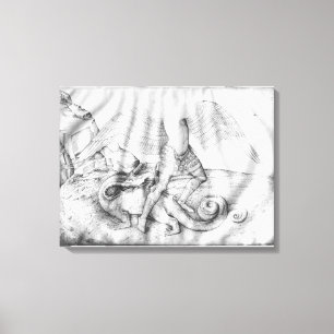 Archangel St. Michael, c.1450 Canvas Print