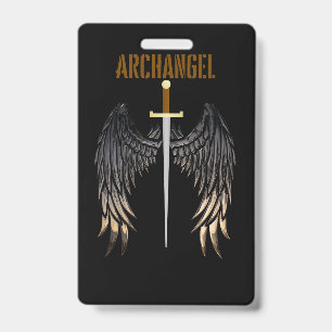 ARCHANGEL SWORD  ID BADGE