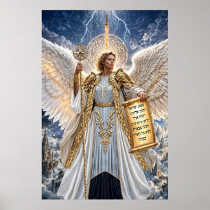 Archangel Uriel: Celestial Guardian of Light Poster