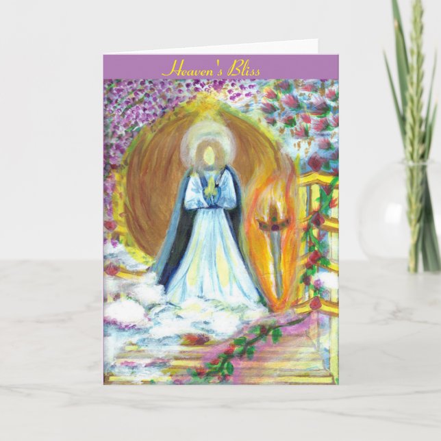 Archangel Uriel Greeting Card (Front)