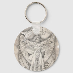 Archangel Uriel Keychain