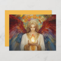 Archangel Uriel The Flame of God Rainbow Mosaic