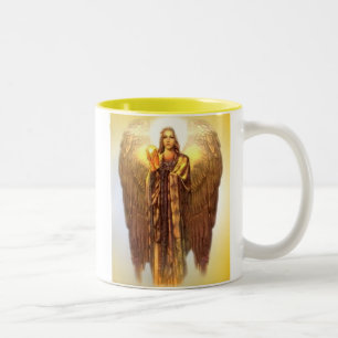 Archangel Uriel Two-Tone Coffee Mug