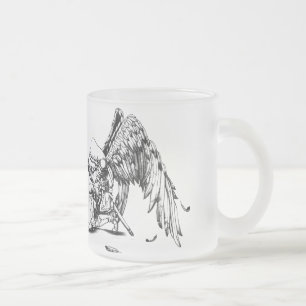 ArchAngel Warrior Frosted Glass Coffee Mug