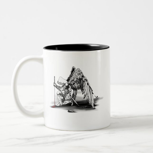 ArchAngel Warrior Two-Tone Coffee Mug (Left)
