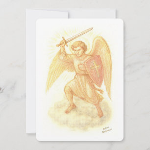 Archangel with Sword Invitation