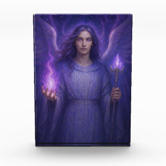 Archangel Zadkiel – Guardian of the Violet Flame Photo Block