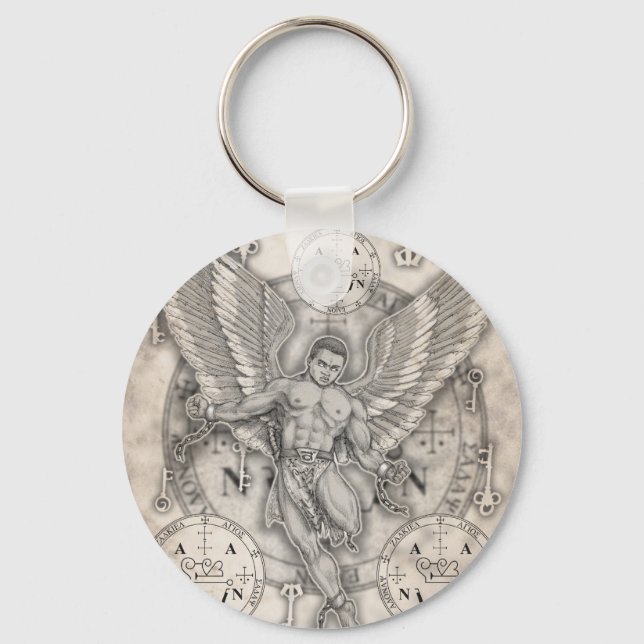 Archangel Zadkiel Keychain (Front)