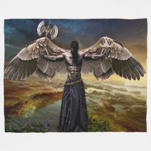 ARCHANGRL MICHAEL FLEECE BLANKET