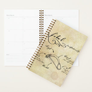 Archäologie Vintage Fibel Eisenzei Planner