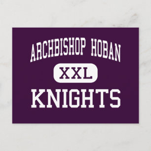 Archbishop Hoban - Knights - High - Akron Ohio Postcard