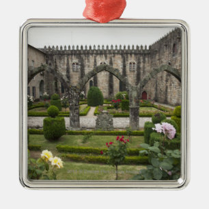 Archbishop Palace Of Braga With Garden Metal Tree Decoration