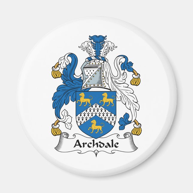 Archdale Family Crest Magnet (Front)