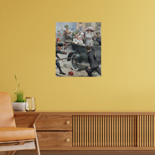 Archduke franz ferdinand assassinated by gavrilo poster
