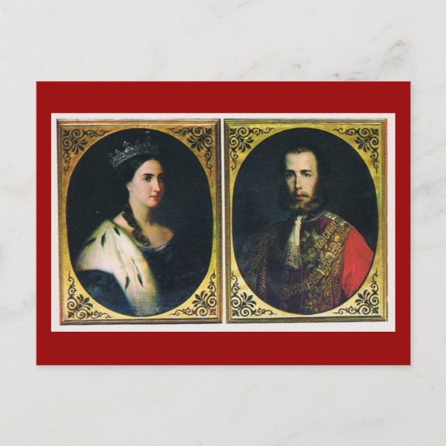 Archduke Maximilian & Charlotte of Austria #017M Postcard (Front)