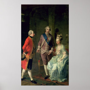 Archduke Maximilian Franz visiting Marie Poster