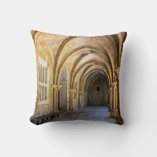 Arched Cathedral Cloister Hallway Cushion